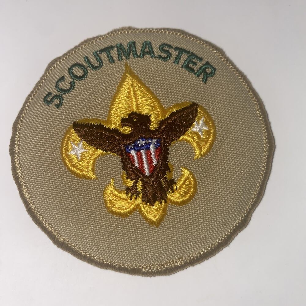 BSA Scoutmaster Patch, Tan Good Condition